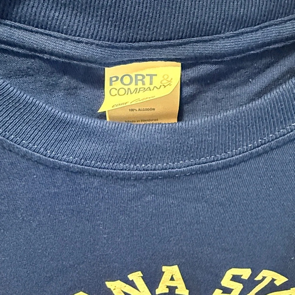 NWOT Indiana State Grayless Heating & Cooling Blue T-Shirt (41) - Picture 3 of 4